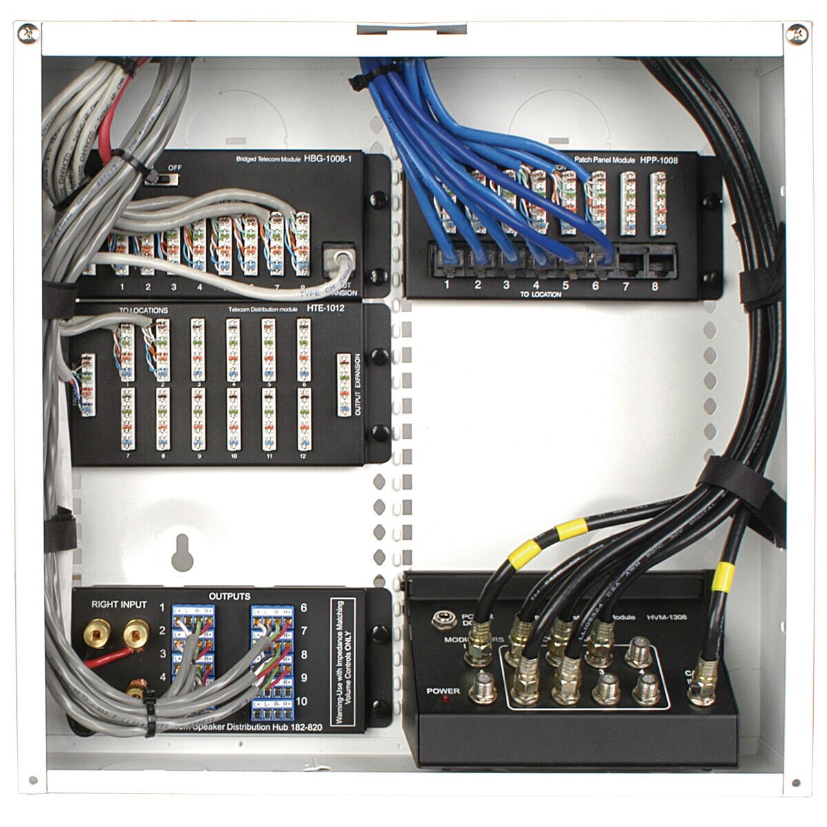 Audtek 14" Structured Wiring Enclosure With Cover